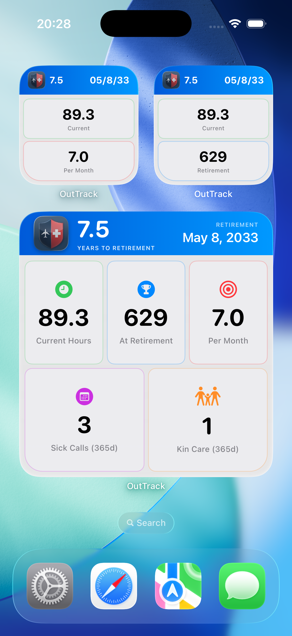 Multiple Widget Options